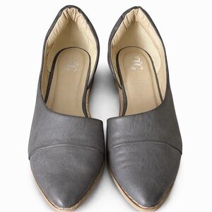 Arider Camela D’Orsay Flats Pointed Toe Gray/Charcoal Women’s 10M NEW No Tags
